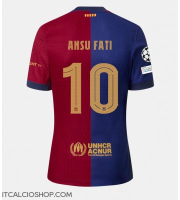 Barcelona Ansu Fati #10 Prima Maglia 2024-25 Manica Corta